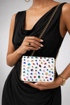 Confetti Sparkle Denim Flap Bag