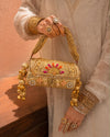 Zarrin Gota Metal Clutch