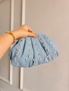 Minimalistic Denim Stud Batwa