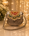 Chandi Kundan Sling Bag