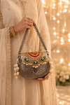 Chandi Kundan Sling Bag