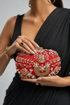 Begum Zardozi Clutch (Both Side Work)