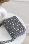 Twilight Gleam Denim Flap Bag