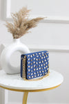 Twilight Gleam Denim Flap Bag