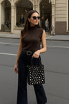 Stella Pearl Denim Tote Bag